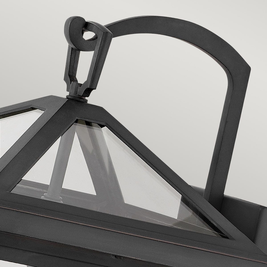 Quintiesse - Vonkajšie nástenné svietidlo ALFORD M 2xE14/40W/230V IP44 čierne