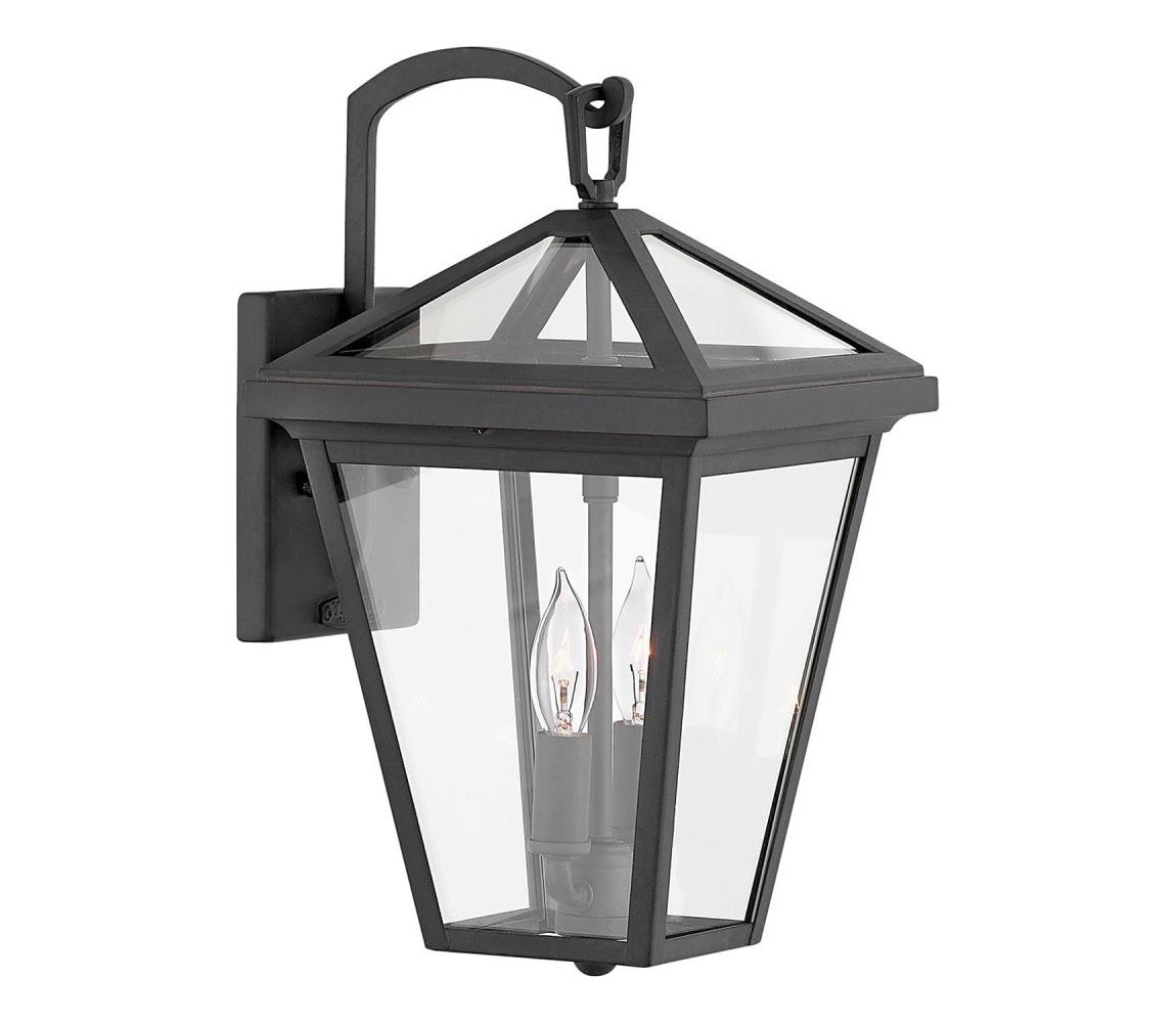 Elstead Quintiesse QN-ALFORD-PLACE2-S-MB - Vonkajšie nástenné svietidlo ALFORD S 2xE14/40W/230V IP44 QN-ALFORD-PLACE2-S-MB
