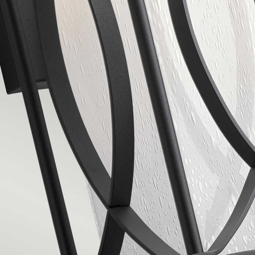 Quintiesse - Vonkajšie nástenné svietidlo ASHBERN M 1xE27/60W/230V IP44 čierna