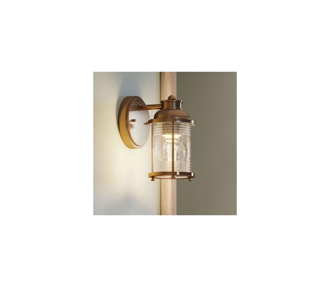 Elstead Quintiesse QN-ASHLANDBAY1-NBR-BATH-Vonkajšie nástenné svietidlo ASHLAND BAY 1xE27/60W/230V IP44 QN-ASHLANDBAY1-NBR-BATH