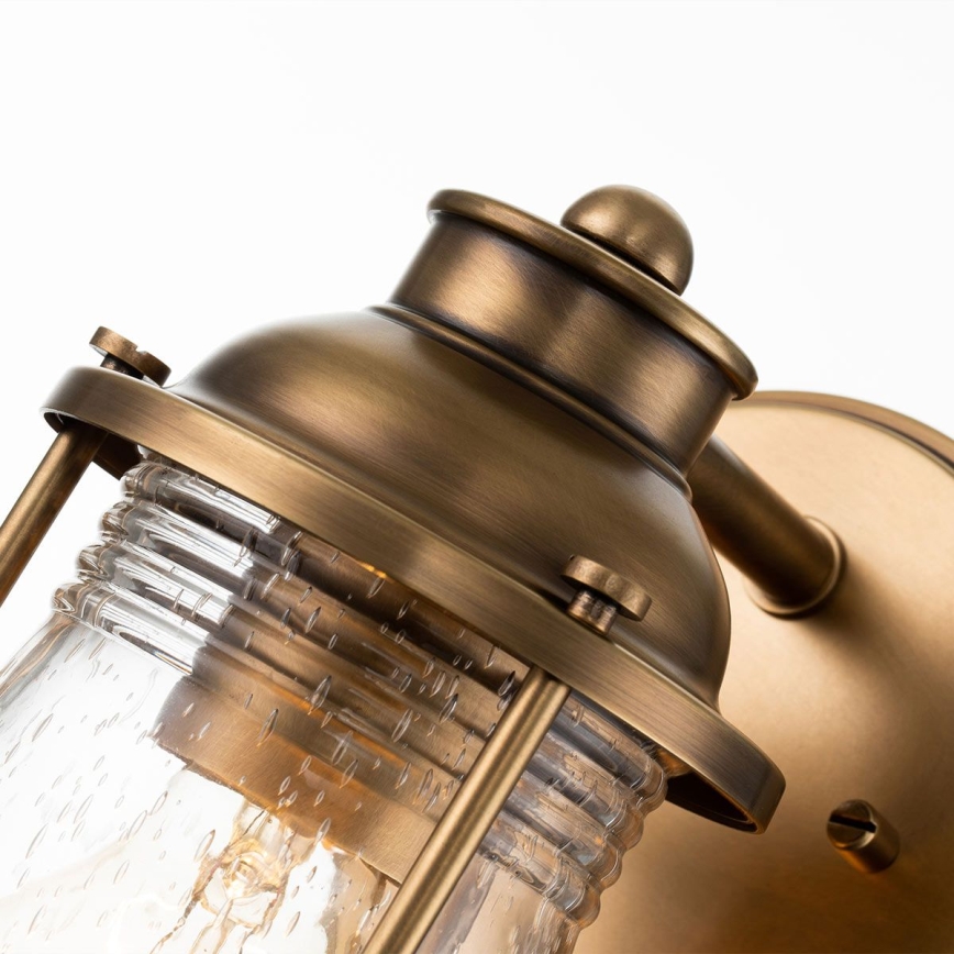 Quintiesse - Vonkajšie nástenné svietidlo ASHLAND BAY 1xE27/60W/230V IP44 bronzové