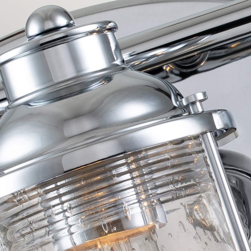 Quintiesse - Vonkajšie nástenné svietidlo ASHLAND BAY 3xE27/60W/230V IP44 lesklý chróm