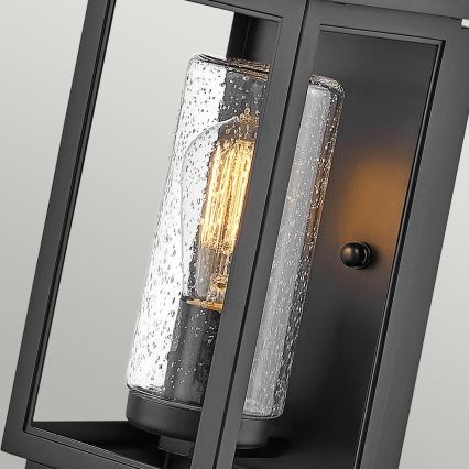 Quintiesse - Vonkajšie nástenné svietidlo ATWATER S 1xE27/60W/230V IP44 čierne