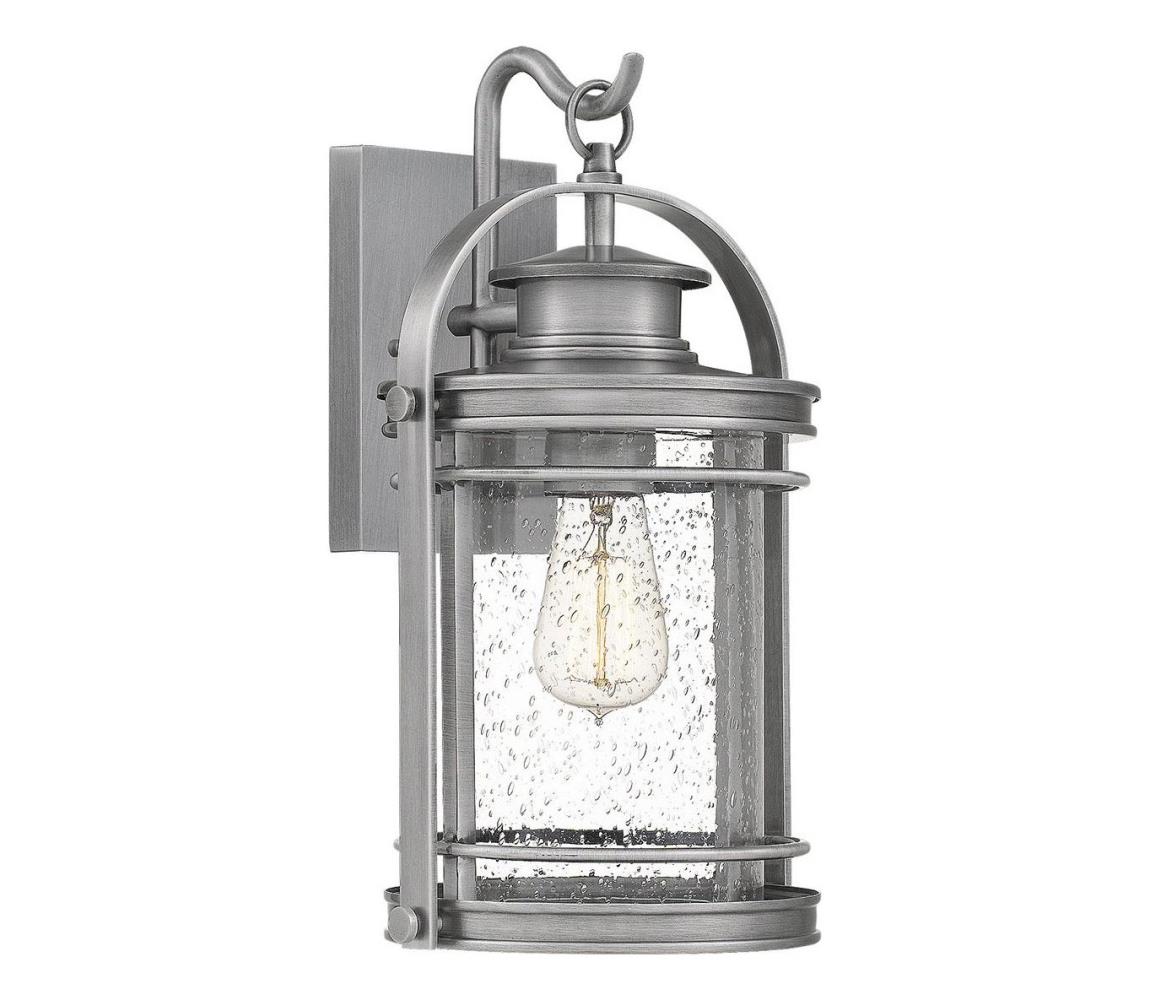 Elstead Quintiesse QN-BOOKER-M-IA - Vonkajšie nástenné svietidlo BOOKER M 1xE27/60W/230V IP44, matný chróm QN-BOOKER-M-IA
