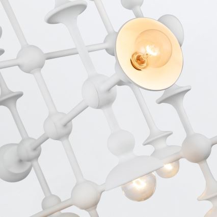 Quintiesse - Luster na tyči CADENCE 18xE14/40W/230V biela