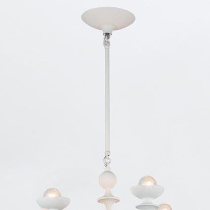 Quintiesse - Luster na tyči CADENCE 18xE14/40W/230V biela