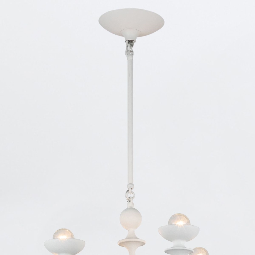 Quintiesse - Luster na tyči CADENCE 18xE14/40W/230V biela