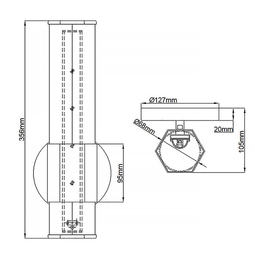 Quintiesse - LED Kúpeľňové nástenné svietidlo FACET LED/12W/230V IP44 zlaté