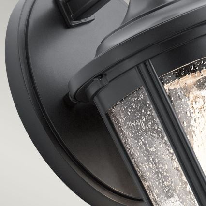 Quintiesse - Vonkajšie nástenné svietidlo FAIRFIELD M 1xE27/60W/230V IP44 čierna