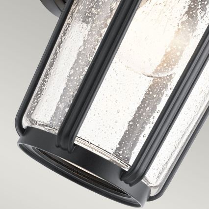 Quintiesse - Vonkajšie nástenné svietidlo FAIRFIELD M 1xE27/60W/230V IP44 čierna