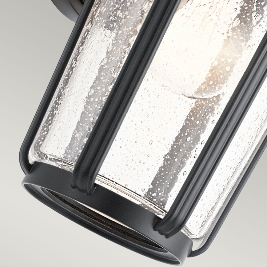 Quintiesse - Vonkajšie nástenné svietidlo FAIRFIELD M 1xE27/60W/230V IP44 čierna