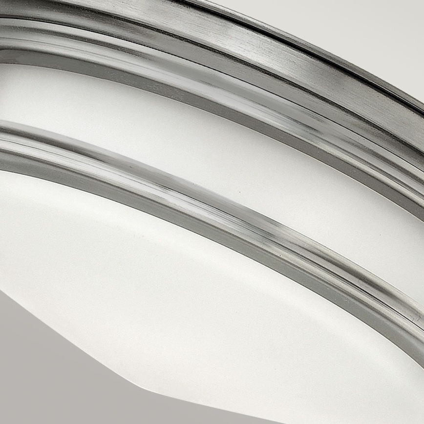 Quintiesse - Vonkajšie stropné svietidlo HADRIAN 2xE27/40W/230V pr. 30,5 cm IP44 matný chróm