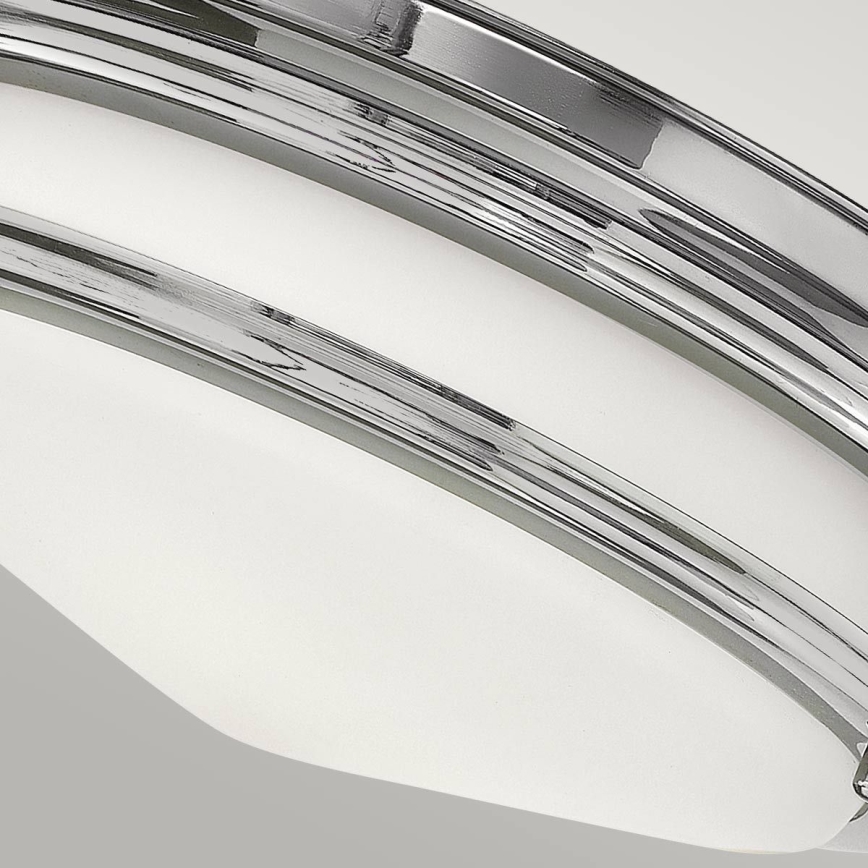 Quintiesse - Vonkajšie stropné svietidlo HADRIAN 2xE27/40W/230V pr. 27,8 cm IP44 lesklý chróm