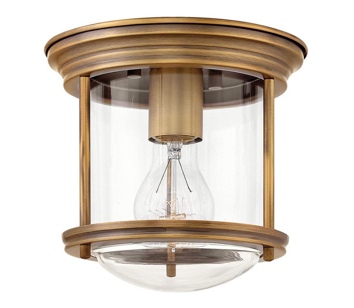 Elstead Quintiesse QN-HADRIAN-MINI-F-BR-CLEAR -Vonkajšie stropné svietidlo HADRIAN 1xE27/60W/230V IP44 QN-HADRIAN-MINI-F-BR-CLEAR