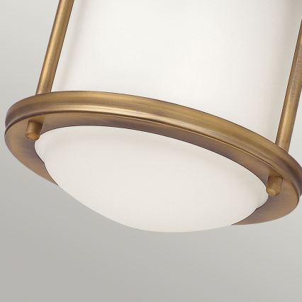 Quintiesse - Vonkajšie stropné svietidlo HADRIAN 1xE27/60W/230V pr. 16,8 cm IP44 zlatá