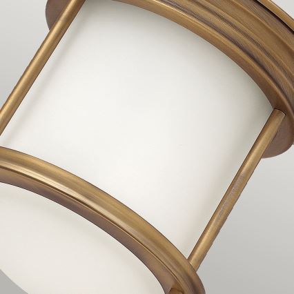 Quintiesse - Vonkajšie stropné svietidlo HADRIAN 1xE27/60W/230V pr. 16,8 cm IP44 zlatá