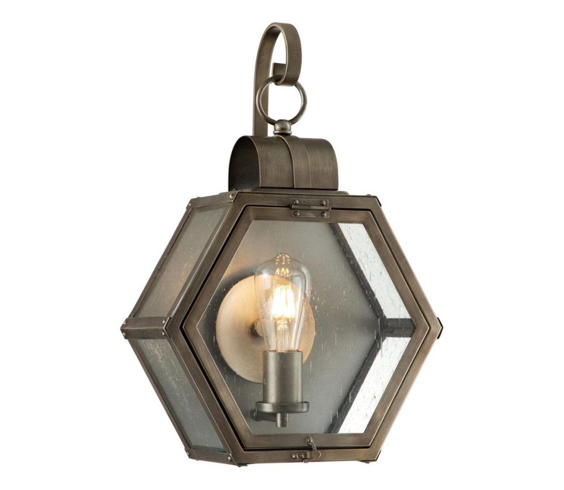 Elstead Quintiesse QN-HEATH-M-BU - Vonkajšie nástenné svietidlo HEATH M 1xE27/60W/230V IP44 bronz QN-HEATH-M-BU