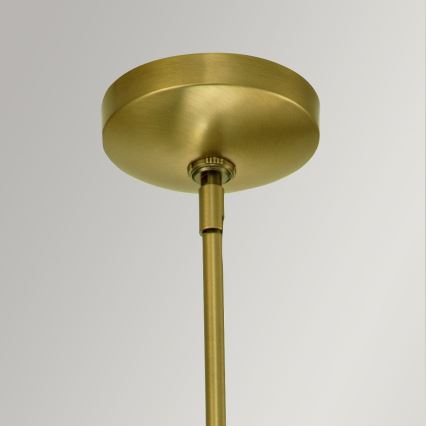 Quintiesse - Stropný luster na tyči KIMROSE 1xE27/60W/230V priemer 17,8 cm zlatý