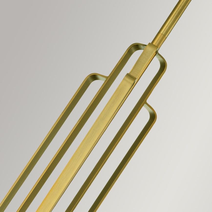 Quintiesse - Stropný luster na tyči KIMROSE 1xE27/60W/230V priemer 17,8 cm zlatý