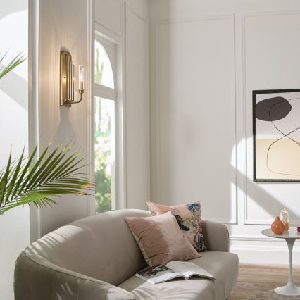 Quintiesse - Nástenné svietidlo KIMROSE 1xE14/40W/230V zlaté