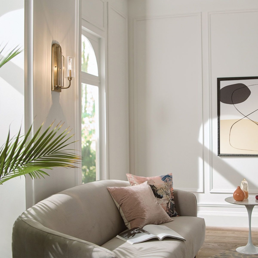 Quintiesse - Nástenné svietidlo KIMROSE 1xE14/40W/230V zlaté