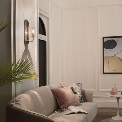 Quintiesse - Nástenné svietidlo KIMROSE 1xE14/40W/230V zlaté