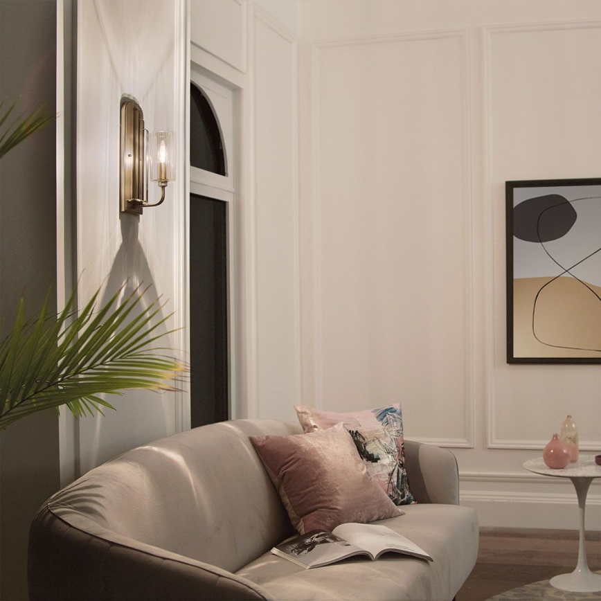 Quintiesse - Nástenné svietidlo KIMROSE 1xE14/40W/230V zlaté