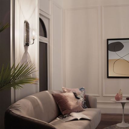 Quintiesse - Nástenné svietidlo KIMROSE 1xE14/40W/230V lesklý chróm