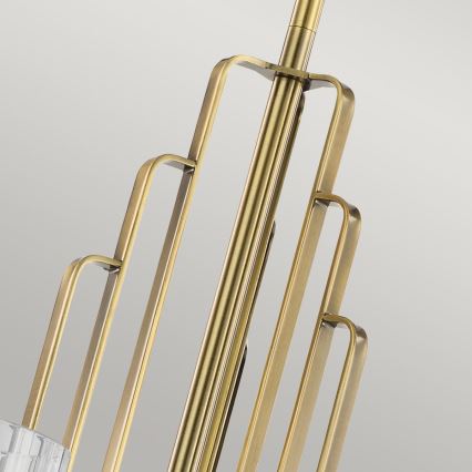 Quintiesse - Stropný luster na tyči KIMROSE 6xE14/40W/230V priemer 68,6 cm zlatý