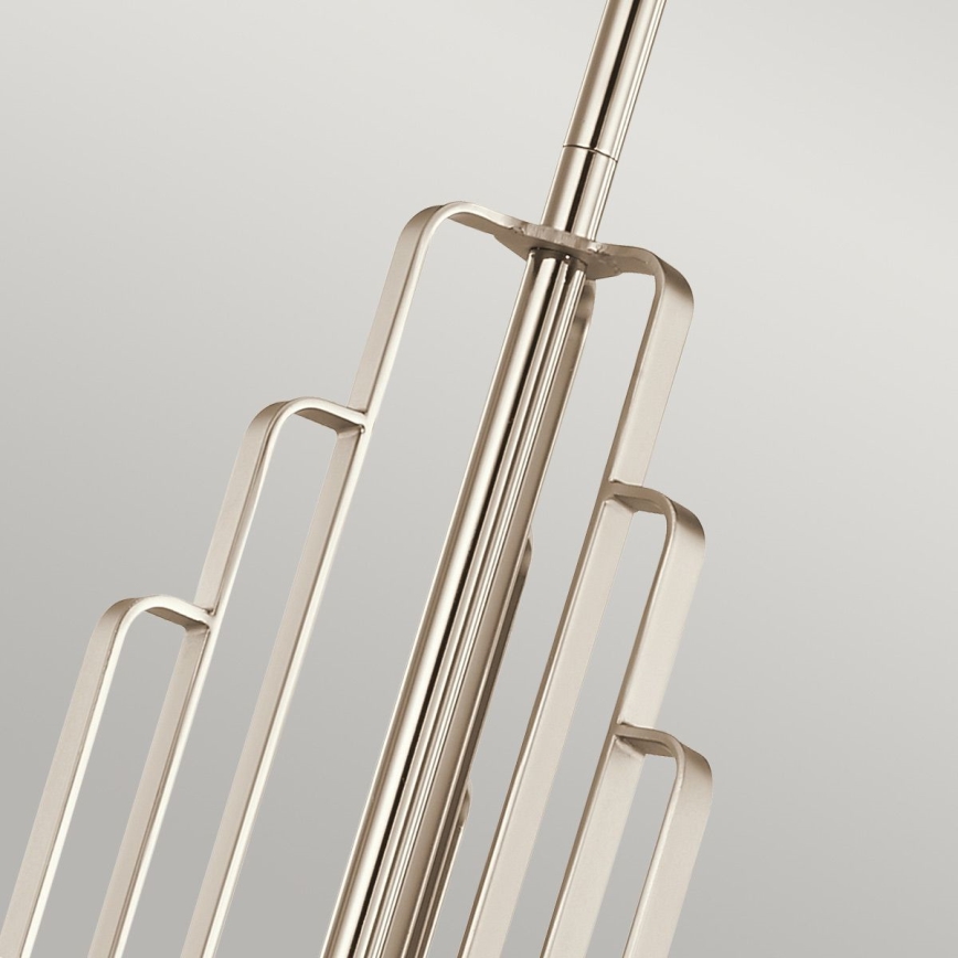 Quintiesse - Luster na tyči KIMROSE 6xE14/40W/230V pr. 68,6 cm, lesklý chróm