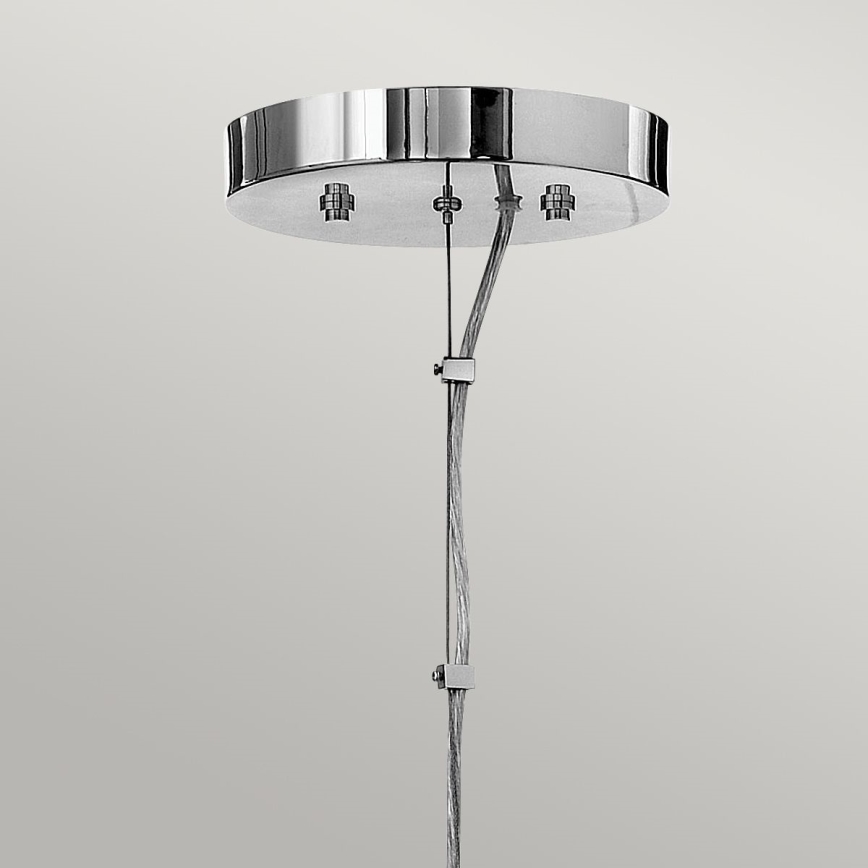 Quintiesse - LED luster na lankách MONDO 8xG9/3W/230V priemer 71,3 cm lesklý chróm