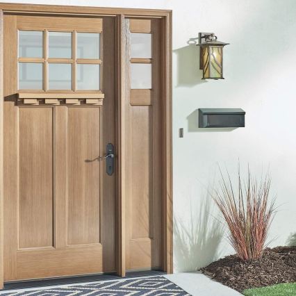 Quintiesse - Vonkajšie nástenné svietidlo MORRIS L 1xE27/60W/230V IP44 bronzové