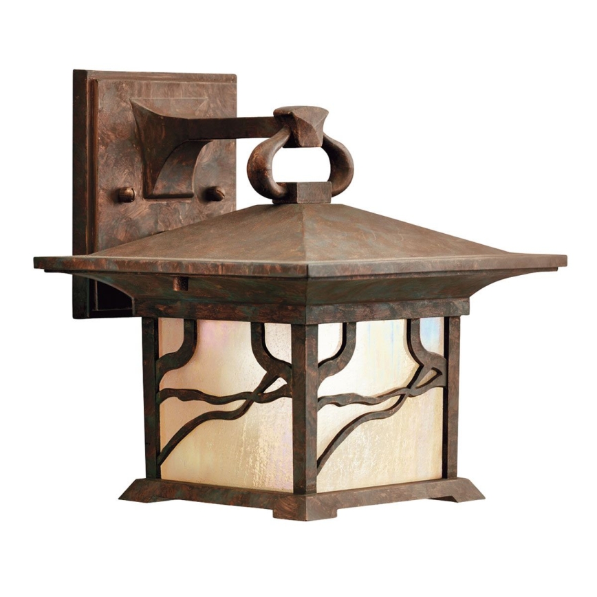 Quintiesse - Vonkajšia nástenná lampa MORRIS M 1xE27/60W/230V IP44 bronzová