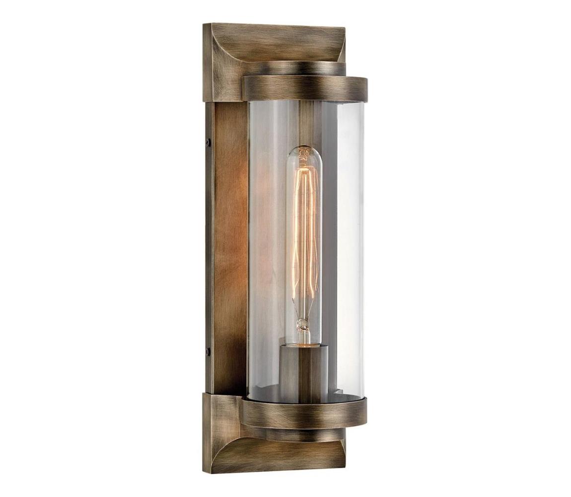Elstead Quintiesse QN-PEARSON-M-BU - Vonkajšie nástenné svietidlo PEARSON M 1xE27/60W/230V IP44 bronz QN-PEARSON-M-BU