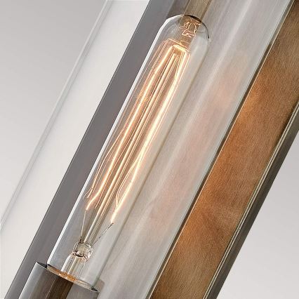 Quintiesse - Vonkajšie nástenné svietidlo PEARSON M 1xE27/60W/230V IP44 bronzové