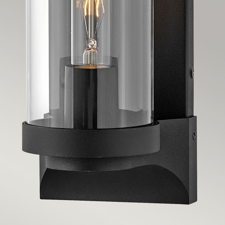 Quintiesse - Vonkajšie nástenné svietidlo PEARSON M 1xE27/60W/230V IP44 čierna