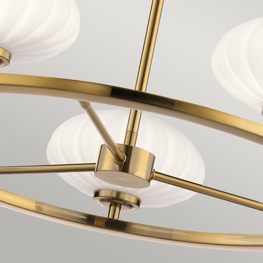 Quintiesse - LED kúpeľňový luster na tyči PIM 5xG9/3W/230V Ø 71,1 cm IP44 zlatý