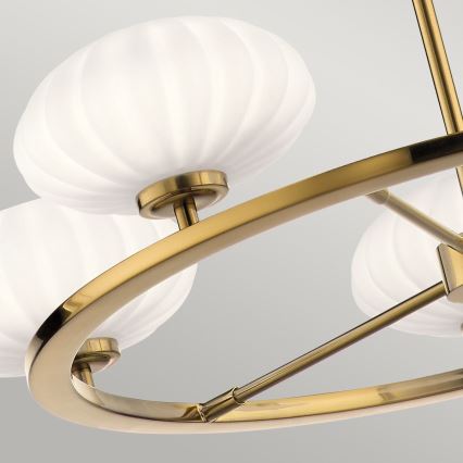 Quintiesse - LED kúpeľňový luster na tyči PIM 5xG9/3W/230V Ø 71,1 cm IP44 zlatý