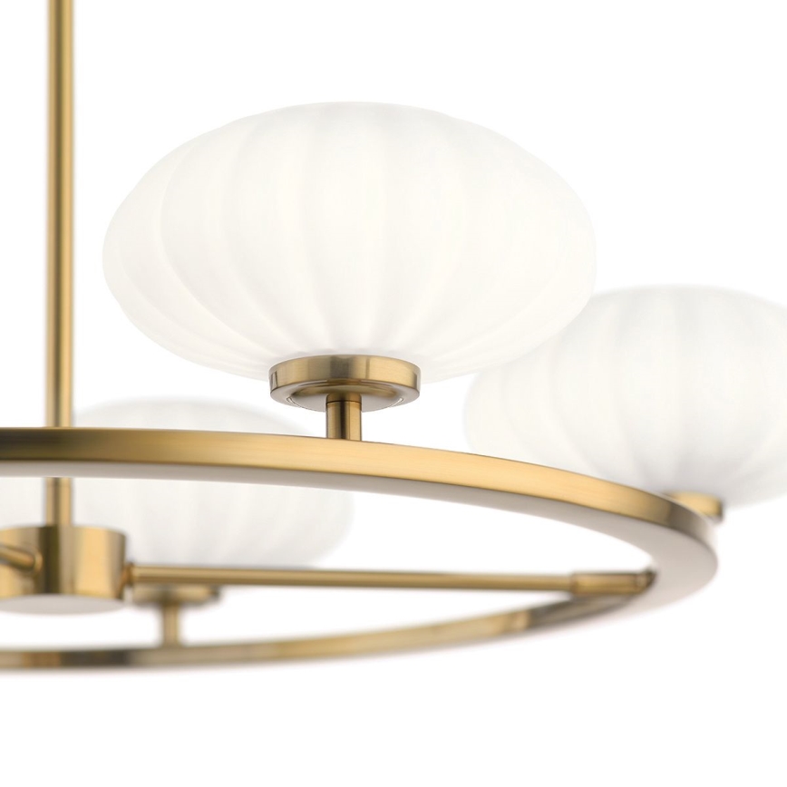 Quintiesse - LED kúpeľňový luster na tyči PIM 5xG9/3W/230V Ø 71,1 cm IP44 zlatý
