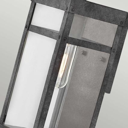 Quintiesse - Vonkajšie nástenné svietidlo PORTER M 1xE27/60W/230V IP44 čierna