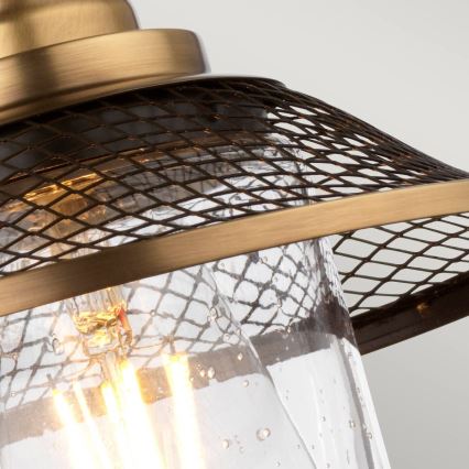 Quintiesse - Kúpeľňové nástenné svietidlo RIGBY 1xE27/40W/230V IP44 bronzové