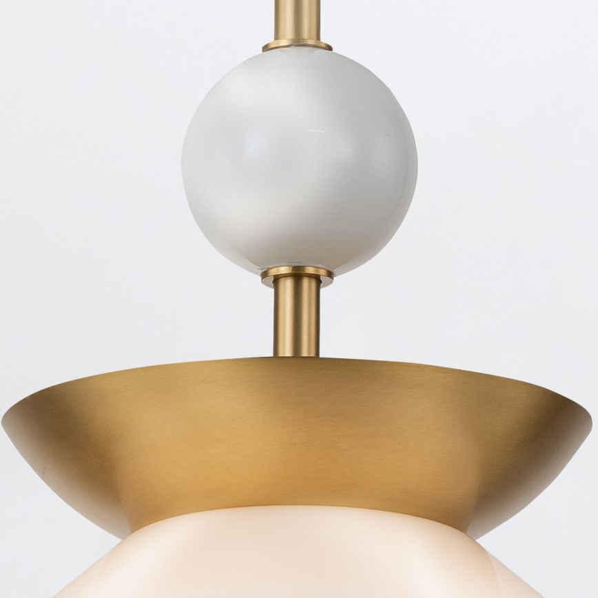 Quintiesse - Luster na tyči SAUCER M 1xE27/40W/230V priemer 36,6 cm zlatá