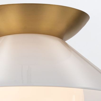 Quintiesse - Stropné svietidlo SAUCER 1xE27/40W/230V pr. 36,6 cm zlaté