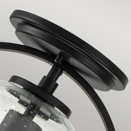 Quintiesse - Stropné svietidlo SOMERSET 1xE27/60W/230V priemer 28,2 cm čierne