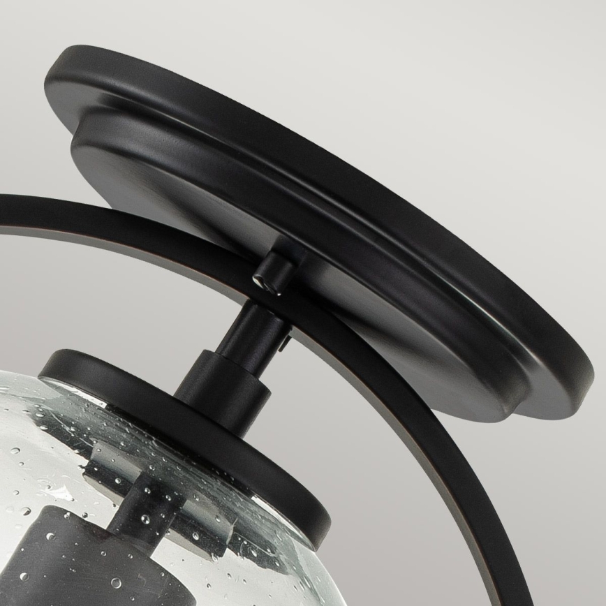 Quintiesse - Stropné svietidlo SOMERSET 1xE27/60W/230V priemer 28,2 cm čierne