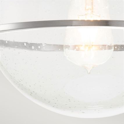 Quintiesse - Stropné svietidlo SOMERSET 1xE27/60W/230V pr. 28,2 cm, matný chróm
