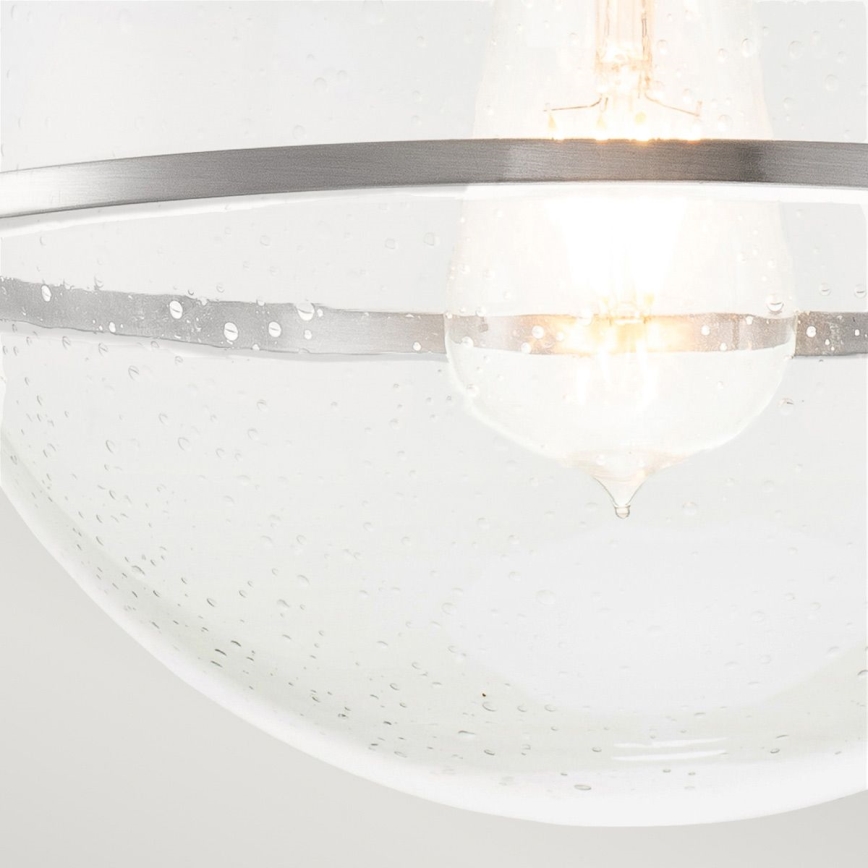 Quintiesse - Stropné svietidlo SOMERSET 1xE27/60W/230V pr. 28,2 cm, matný chróm