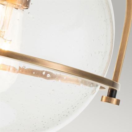 Quintiesse - Stropné svietidlo SOMERSET 1xE27/60W/230V pr. 28,2 cm zlaté