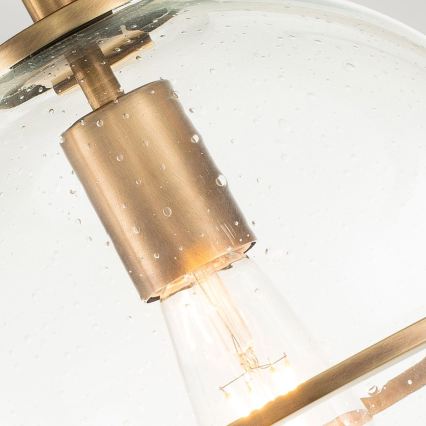 Quintiesse - Stropné svietidlo SOMERSET 1xE27/60W/230V pr. 28,2 cm zlaté