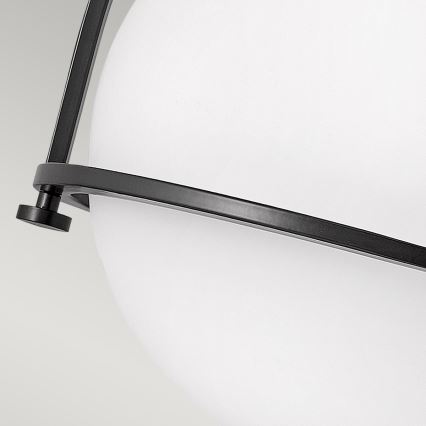 Quintiesse - Stropné svietidlo SOMERSET 1xE27/60W/230V priemer 28,2 cm čierne